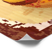  Roadside Diner metal-bord, diner, retro, v Poster (Hoek)