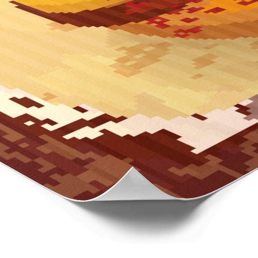  Roadside Diner metal-bord, diner, retro, v Poster (Hoek)