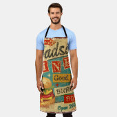 Roadside Diner metal-bord, diner, retro, v Schort (Gedragen)