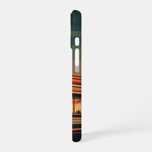 Roadside Diner Silence iPhone 16 Hoesje (Linkerkant)