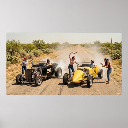 Roadside Dreams of the 60s and 70s Poster (Voorkant)