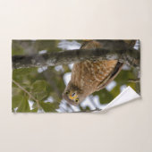 Roadside hawk, bruine vogelfotografie bad handdoek (Handdoek)