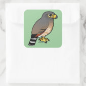 Roadside Hawk Vierkante Sticker (Tas)