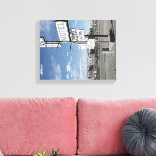 Roadside in Canyonlands Canvas Afdruk (Insitu (Woonkamer))