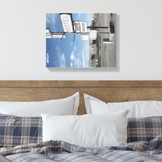 Roadside in Canyonlands Canvas Afdruk (Insitu (Slaapkamer))