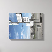 Roadside in Canyonlands Canvas Afdruk (Voorkant)