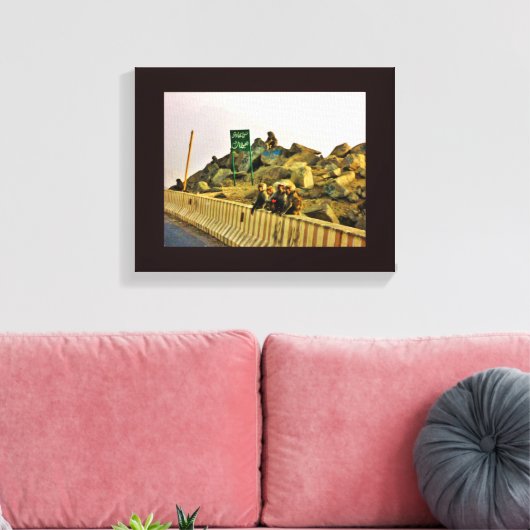 Roadside Lunch Canvas Afdruk (Insitu (Woonkamer))