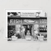 Roadside Market, 1936 Briefkaart (Voorkant / Achterkant)