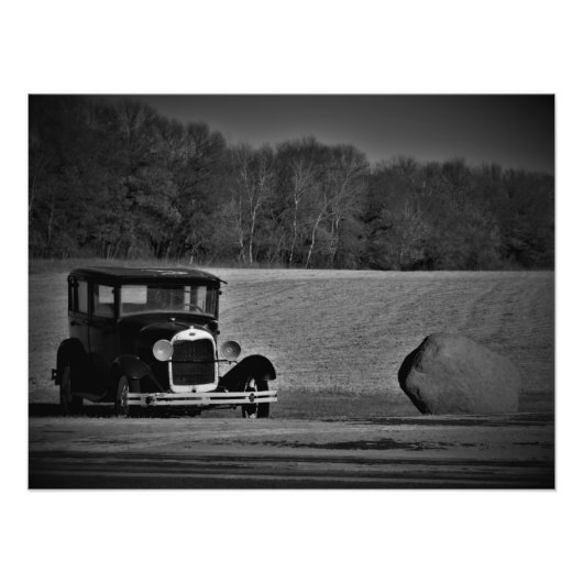 "Roadside Reminiscence" Foto Afdruk (Voorkant)