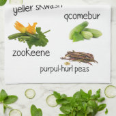 Roadside Vegetables Southern Cute Theedoek (Gevouwen)