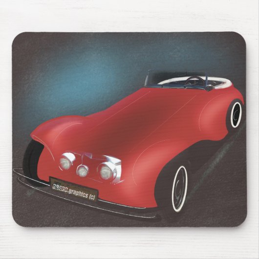 Roadster 13 Mousepad Muismat (Voorkant)