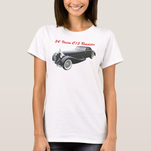 Roadster 1934, Voisin C15 T-shirt (Voorkant)