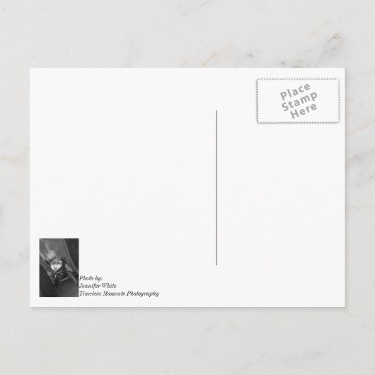 Roadster Grayscale uit 1930 Briefkaart (Achterkant)