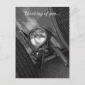 Roadster Grayscale uit 1930 Briefkaart (Voorkant)