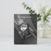 Roadster Grayscale uit 1930 Briefkaart (Staand voorkant)