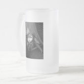 Roadster Grayscale uit 1930 Matglas Bierpul (Voorkant links)