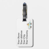 Roadster Hedégel Bagagelabel (Achterkant verticaal)