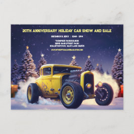 Roadster Hot Rod Auto Holiday Gifts Briefkaart
