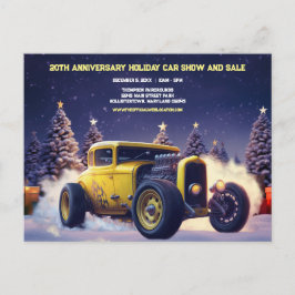 Roadster Hot Rod Auto Holiday Gifts Briefkaart