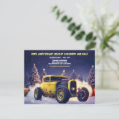 Roadster Hot Rod Auto Holiday Gifts Briefkaart (Staand voorkant)