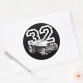 Roadster Ronde Sticker (Envelop)