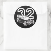 Roadster Ronde Sticker (Tas)