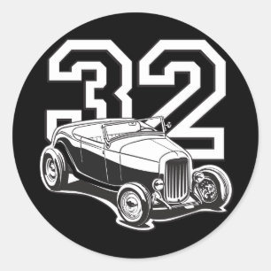 Roadster Ronde Sticker