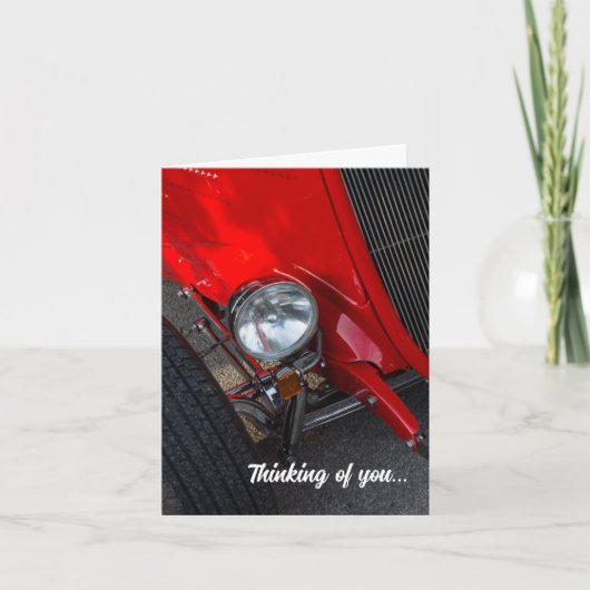 Roadster Thinking of You Kaart uit 1930 (Voorkant)