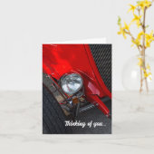 Roadster Thinking of You Kaart uit 1930 (Gele Bloem)