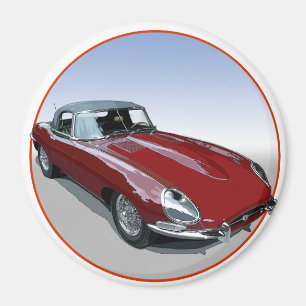 Roadster van het type Red E Magneet