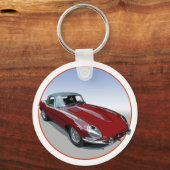 Roadster van het type Red E Sleutelhanger (Voorkant)