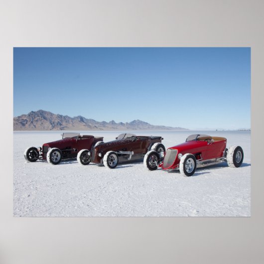 Roadsters op de zout flats poster (Voorkant)