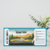 RoadTrip Cadeaubon, Road Trip Cadeau Kaart (Staand voorkant)