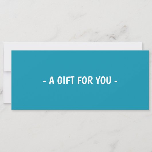 RoadTrip Cadeaubon, Road Trip Cadeau Kaart (Achterkant)