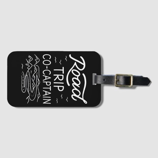 Roadtrip co-kapitein I Bagagelabel (Voorkant (horizontaal))