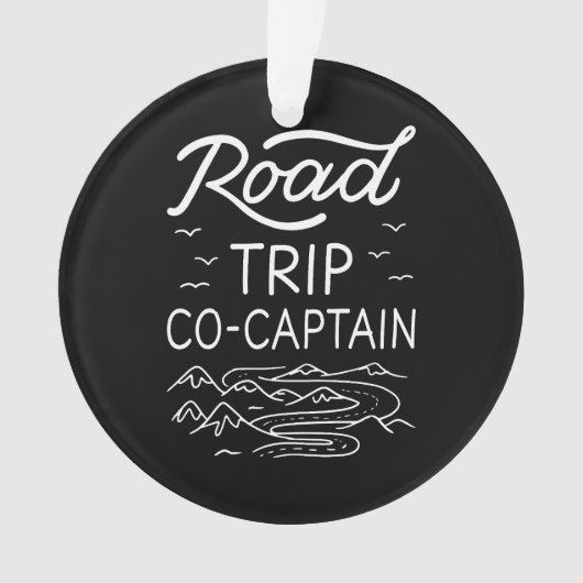 Roadtrip co-kapitein I Ornament (voorkant)