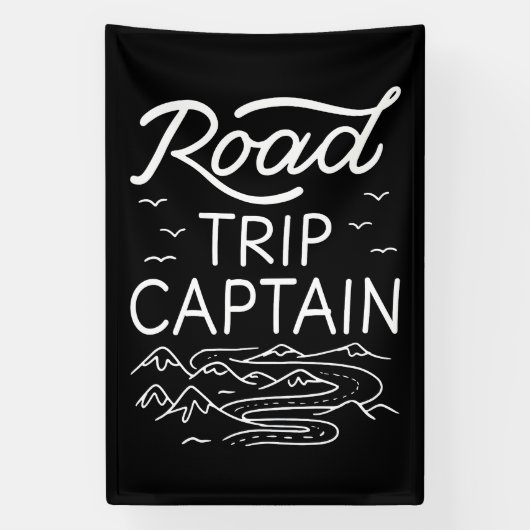 roadtrip kapitein I Spandoek (Verticaal)