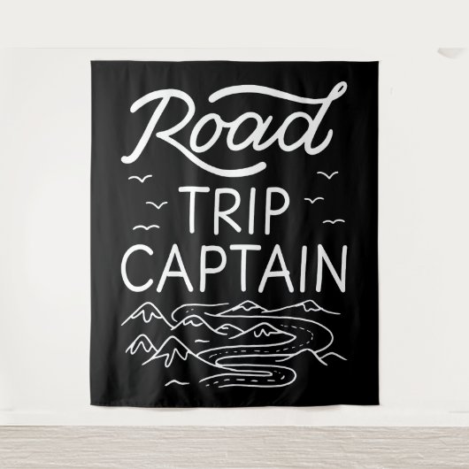 roadtrip kapitein I Wandkleed (Voorkant)