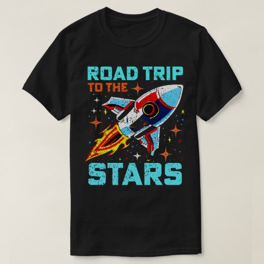 Roadtrip naar de sterren t-shirt (Design voorkant)