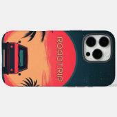 Roadtrip Retro Neon Reizen Case-Mate iPhone Case (Achterkant (horizontaal))