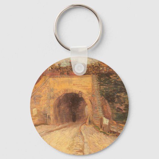 Roadway Underpass, Viaduct door Vincent van Gogh Sleutelhanger (Voorkant)