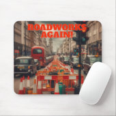 Roadworks in London Muismat (Met muis)