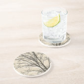 Roam Beige Brown-boomafdelingen Zandsteen Onderzetter (Zijkant)