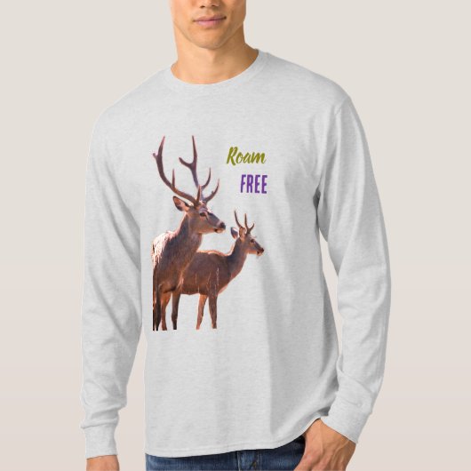 Roam Free Deers Long Sleeves Top (Voorkant)
