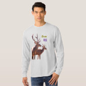 Roam Free Deers Long Sleeves Top (Voorkant volledig)