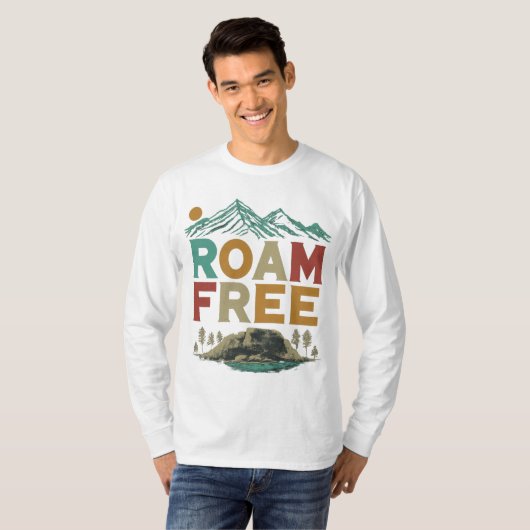 Roam Free T-shirt (Voorkant volledig)