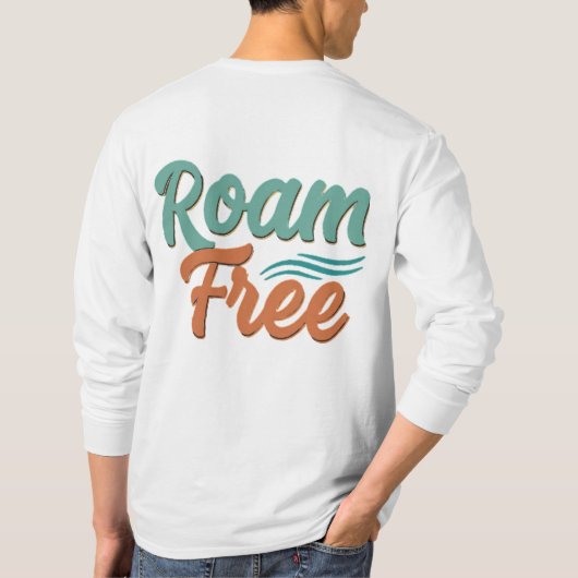 Roam Free T-shirt (Achterkant)