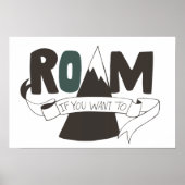 Roam Poster (Voorkant)