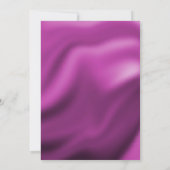 Roam Silk Sweet 16 Pearl Crown Fuchsia Metallic Kaart (Achterkant)