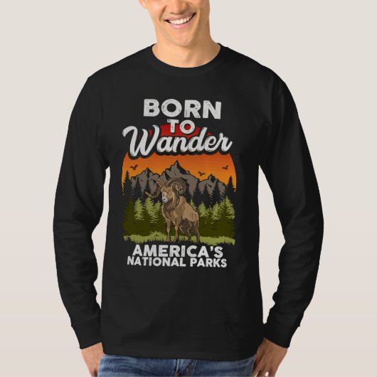 Roaming America Exploring All The National Parks R T-shirt (Voorkant)